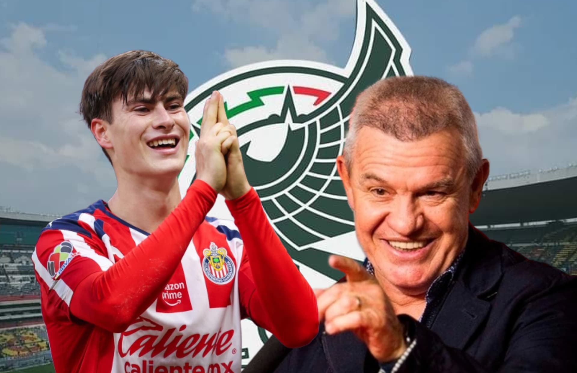 Armando González y Javier Aguirre/ Foto Fox Sports.