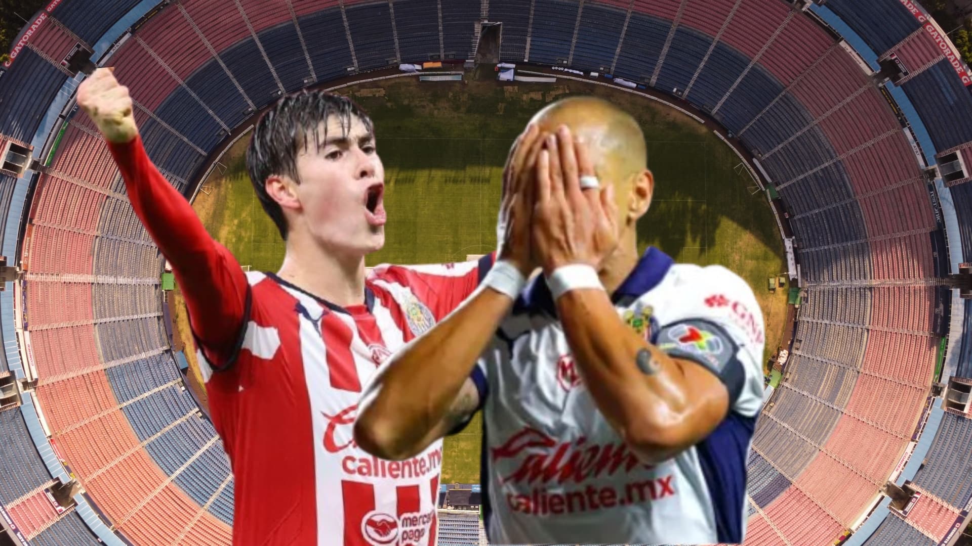 Armando González y Javier Hernández con Chivas / Foto: Luis Estrello