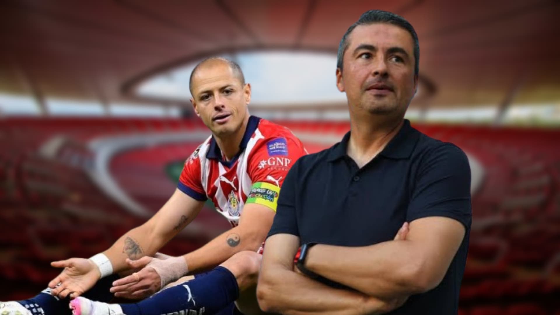 Arturo Ortega y Javier Hernández / Foto: Akron / Mexsport / Chivas
