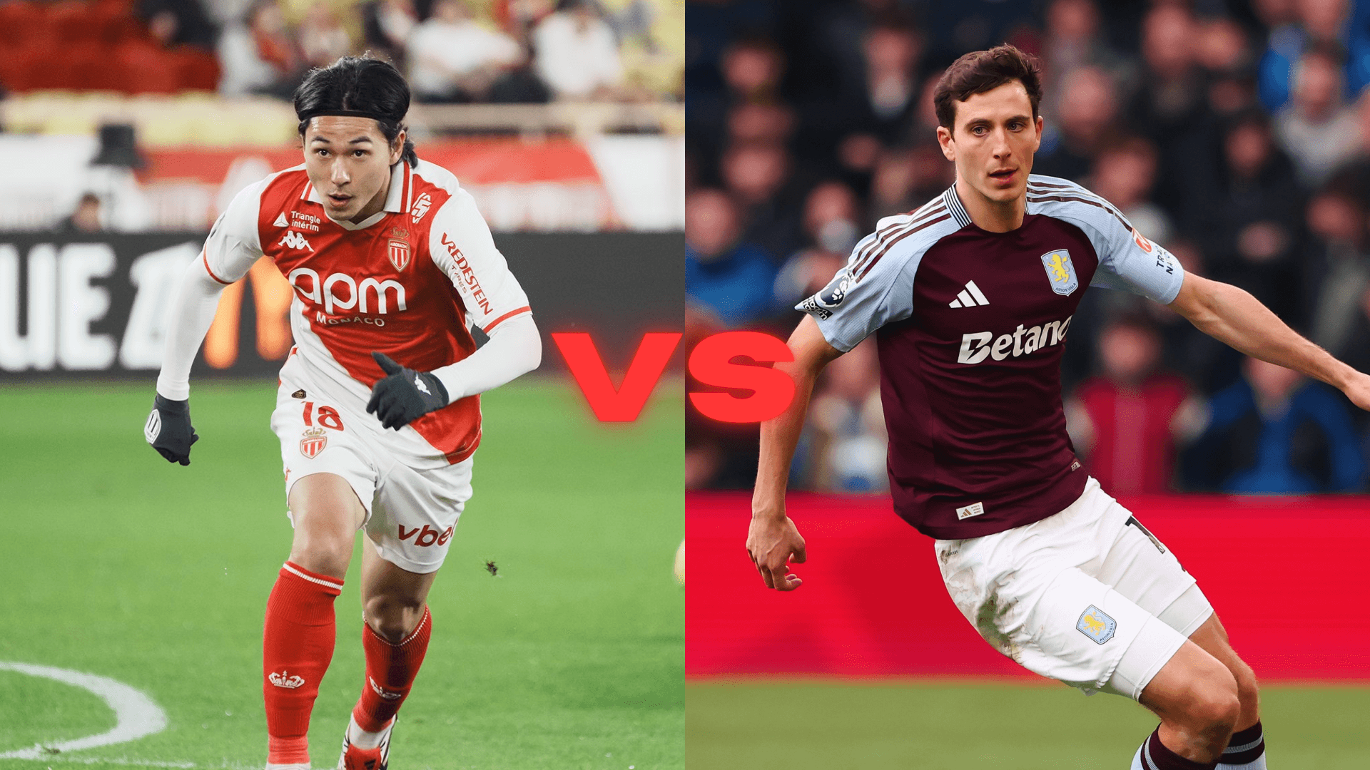 AS Mónaco vs Aston Villa | Fotos: @AS_Monaco y @AVFCOfficial