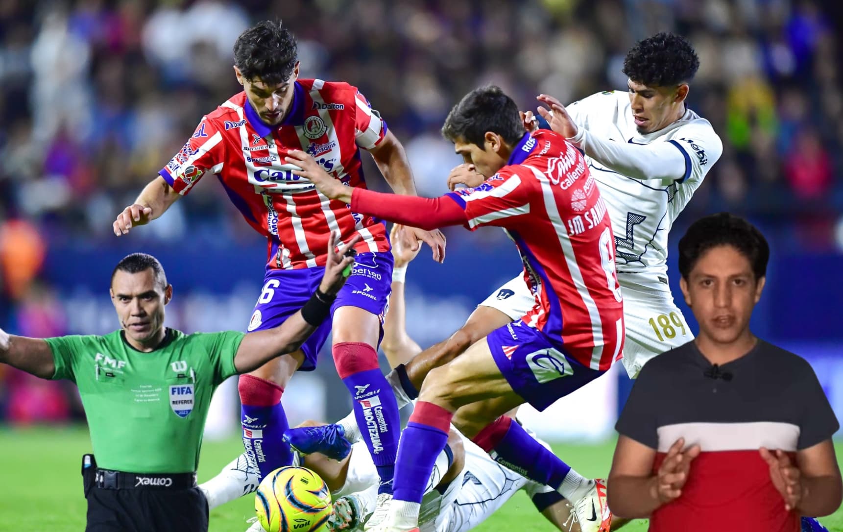 Atlético de San Luis le pegó 3-1 a Pumas en acción de la jornada 2 del Clausura 2024.