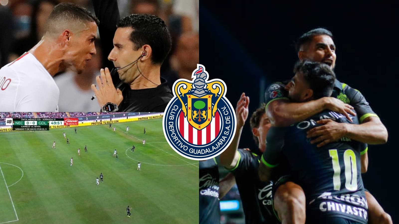 Aunque Chivas derrotó a Necaxa, uno de esos jugadores mostró su molestia ante el árbitro César Arturo Ramos
