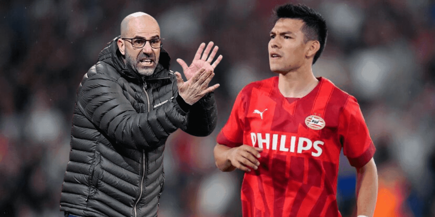 Aunque el DT del PSV elogió a Hirving Lozano por su último partido, todavía no lo considera como titular indiscutible