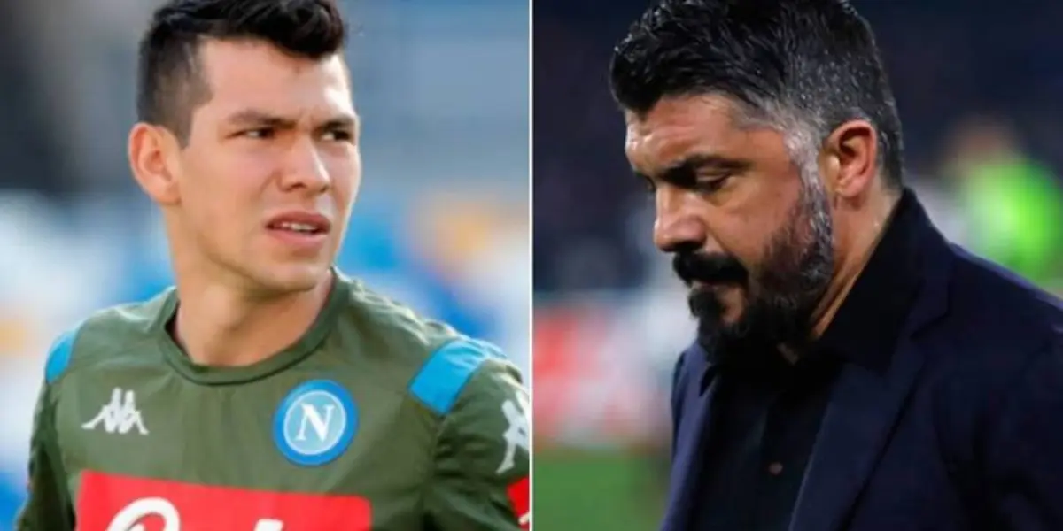 Aunque Gennaro Gattuso afirmó que podría reemplazar a Hirving Lozano, se nota que el Napoli extraña al Chucky.