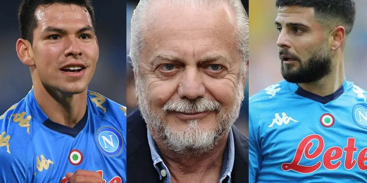Aurelio De Laurentiis ya tomó una decisión sobre a quién retener entre Hirving Lozano y Lorenzo Insigne en el Napoli.