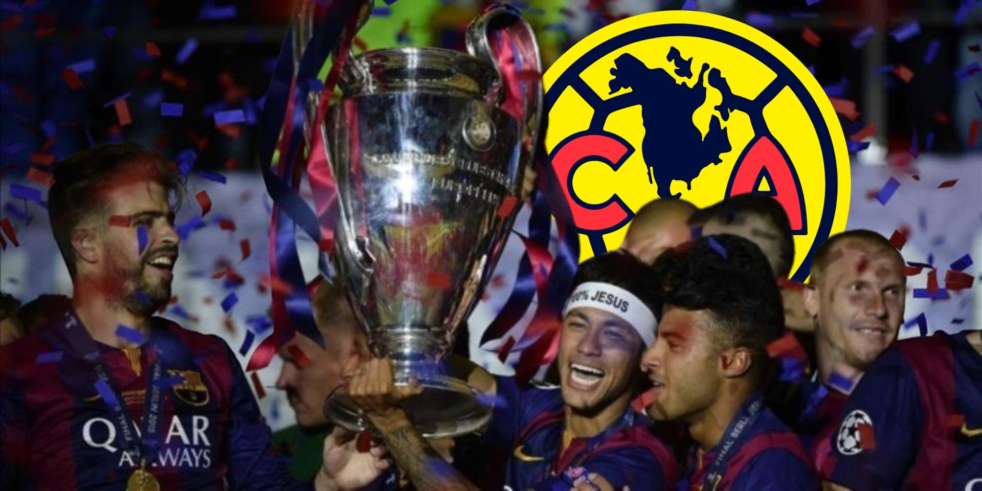 Barcelona festejando con la UEFA Champions League / Foto: Mundo Deportivo