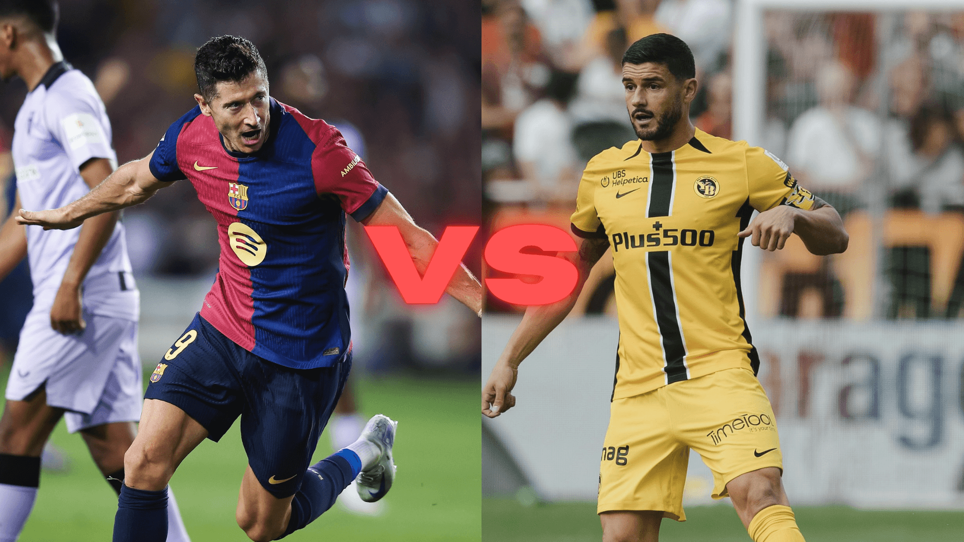 Barcelona recibirá a Young Boys. | Foto: X oficiales del FC Barcelona y Young Boys