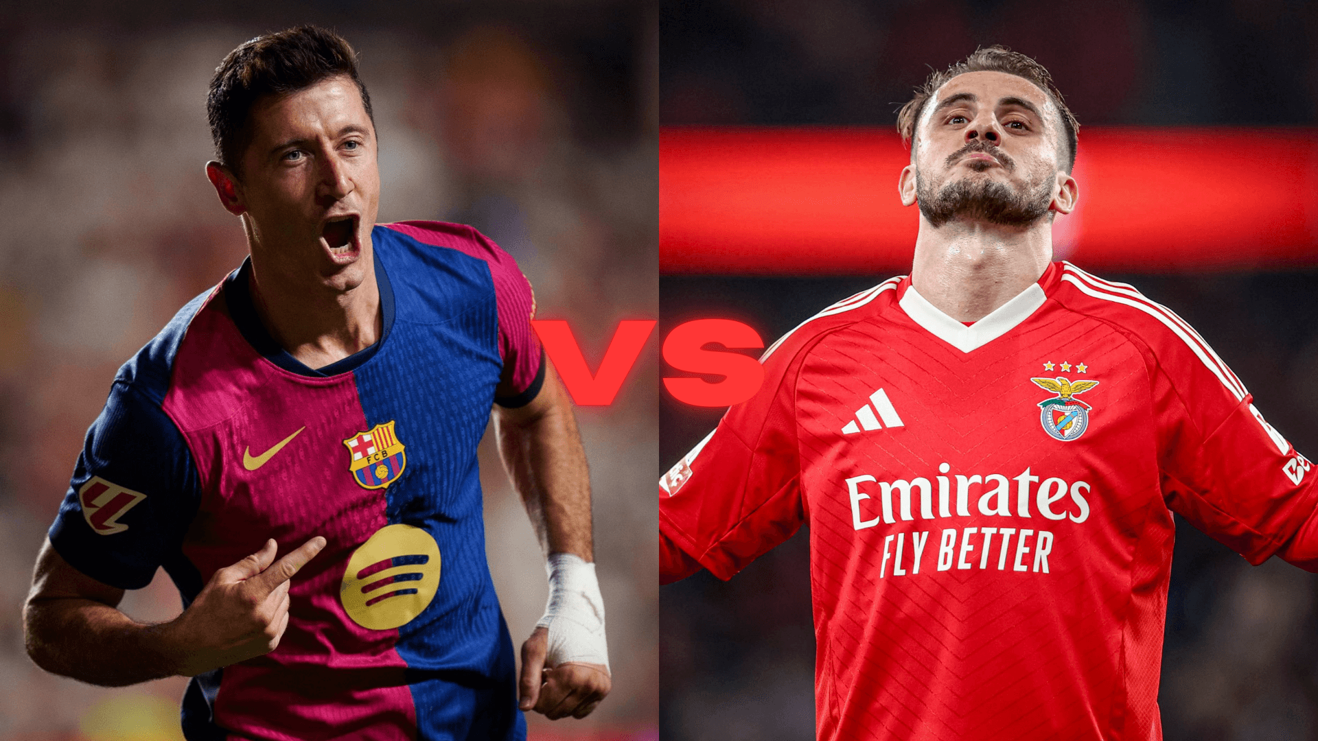 Barcelona vs Benfica | Fotos: @fcbarcelona y @SLBenfica