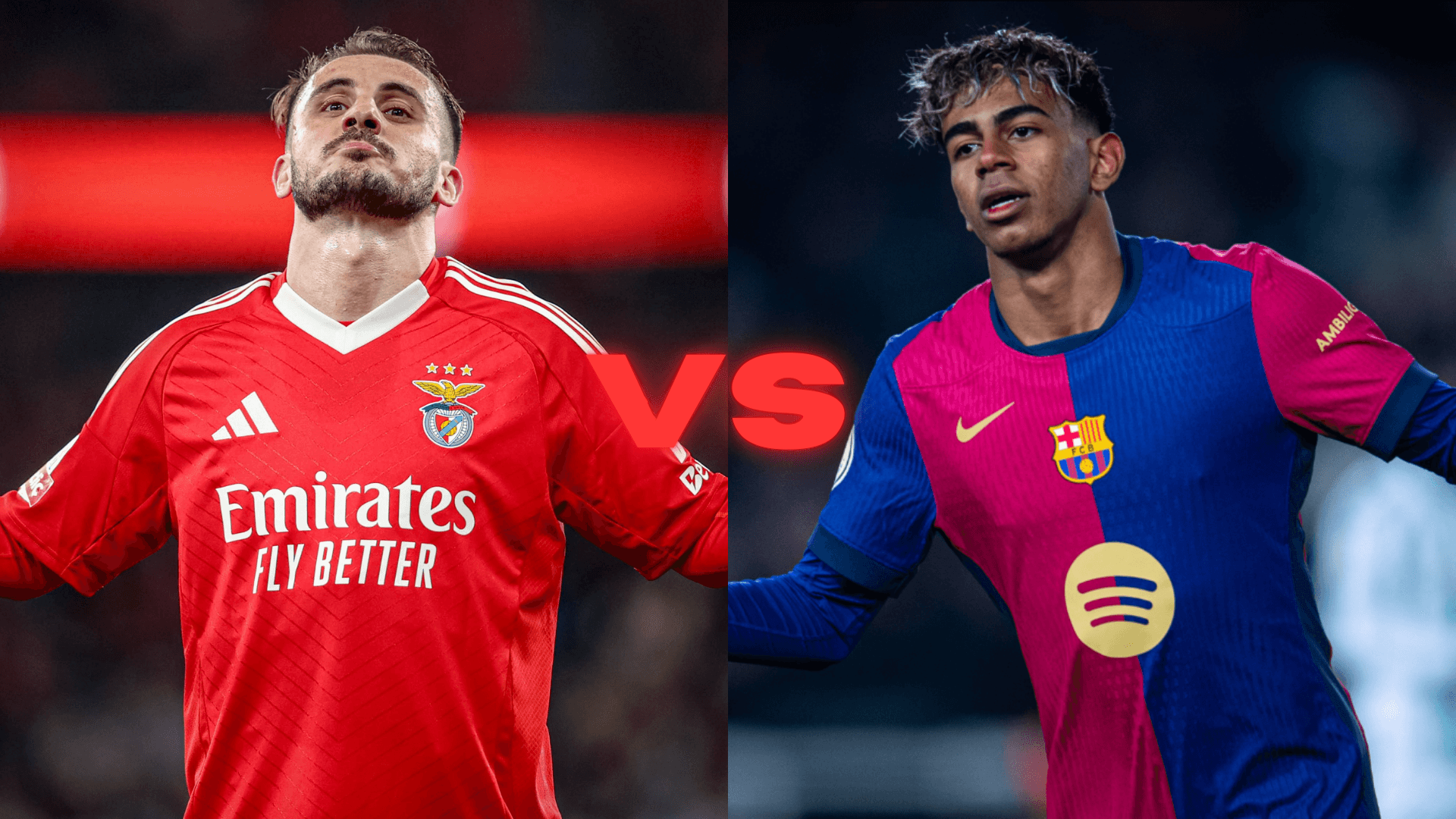 Benfica vs Barcelona | Fotos: @SLBenfica y @FCBarcelona