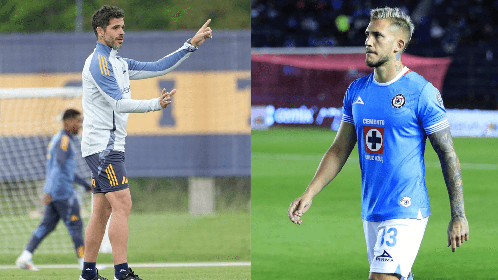 Boca Juniors sigue interesado en Piovi del cruz Azul / Foto: @bocajrs y @gonzalopiovi