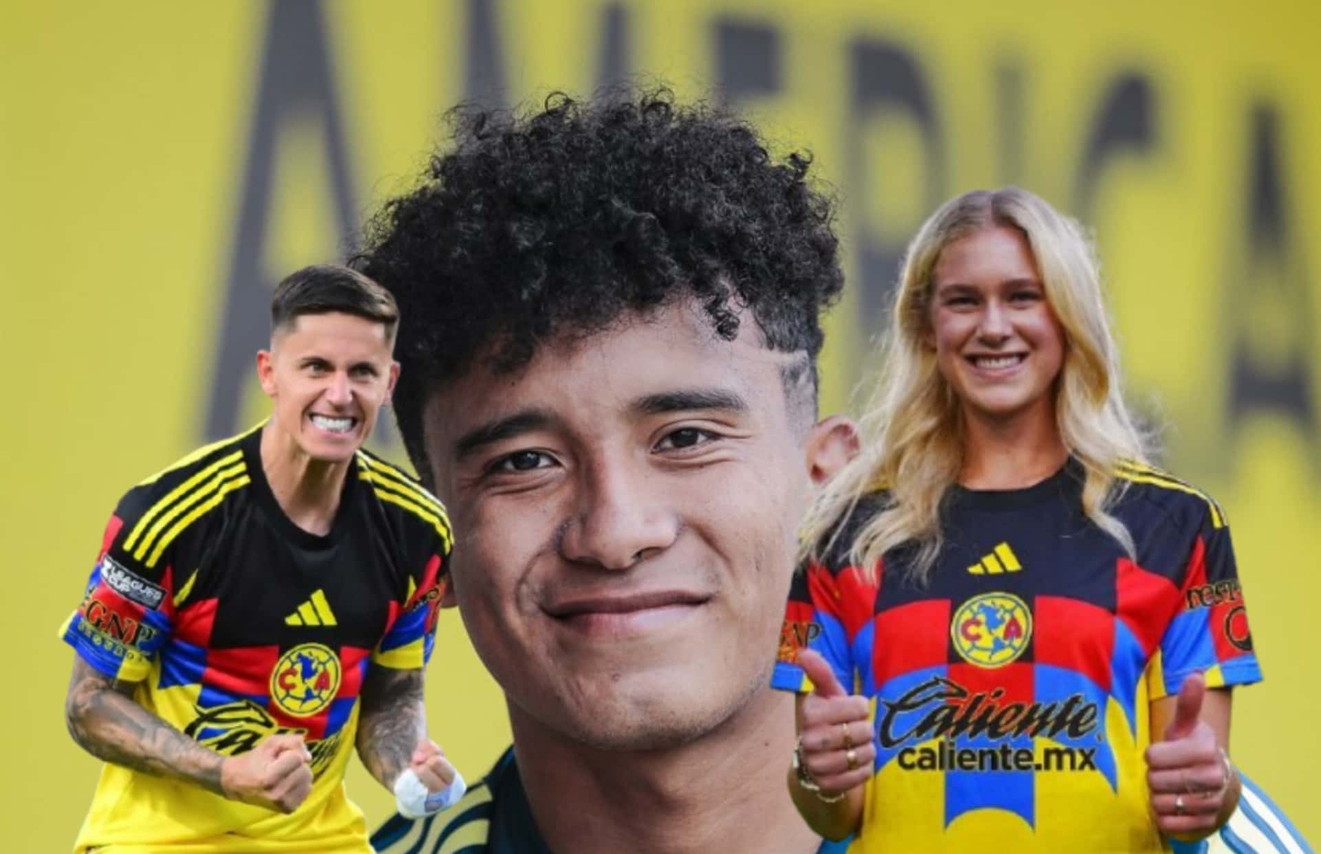 Brian Rodríguez, Isaías Violante y Annie Karich.