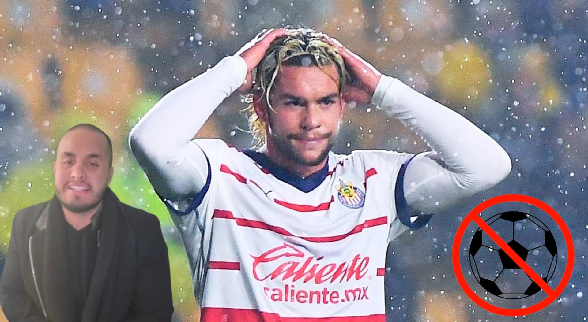 Cade Cowell tuvo sus primeros minutos como rojiblanco y se perdió una ocasión clara frente al arco.