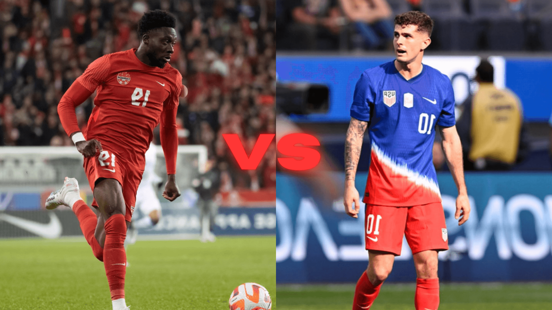 Canadá vs Estados Unidos | Fotos: @CanadaSoccerEN y @CNationsLeague