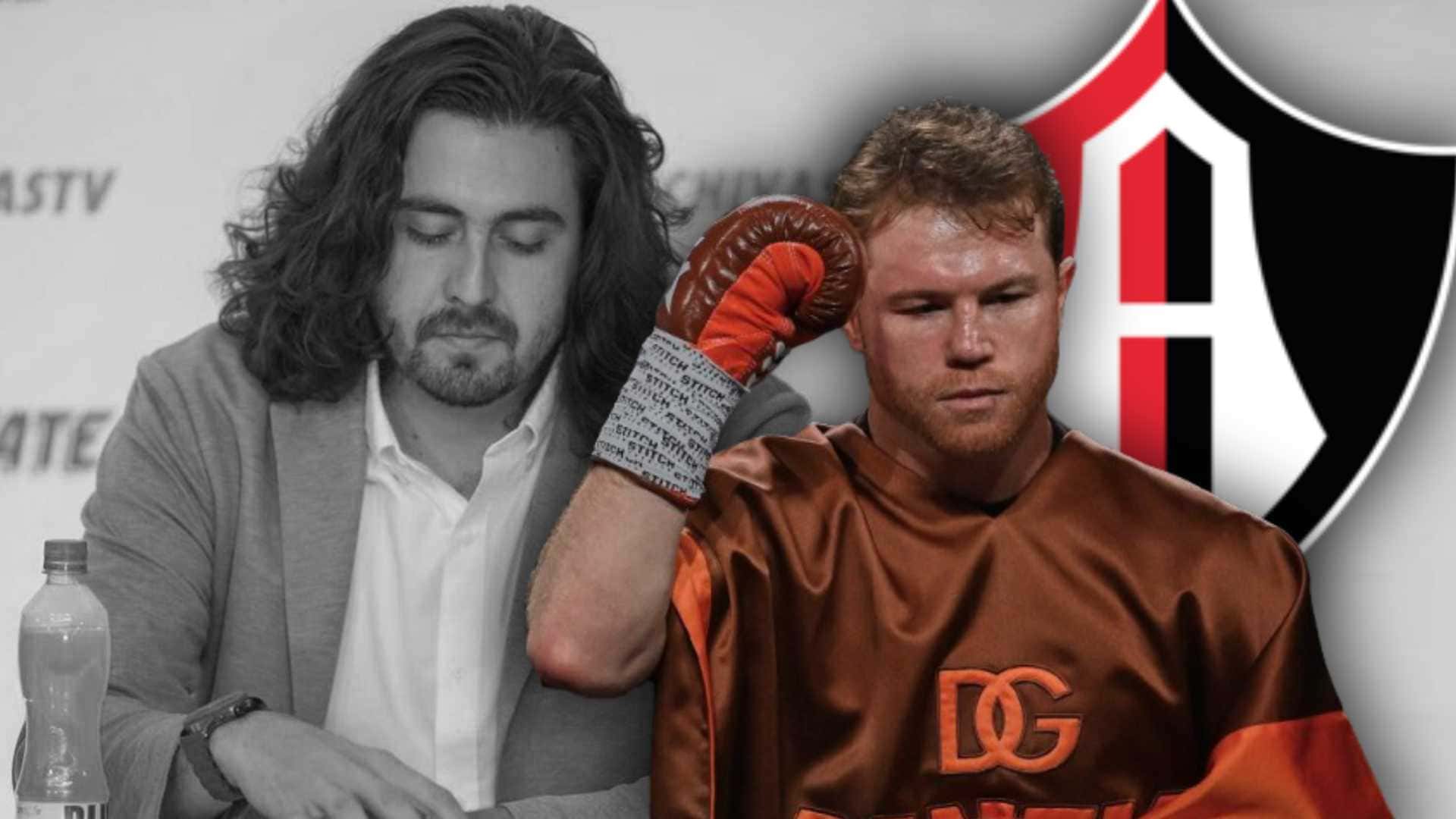 Canelo Álvarez y Amaury Vergara