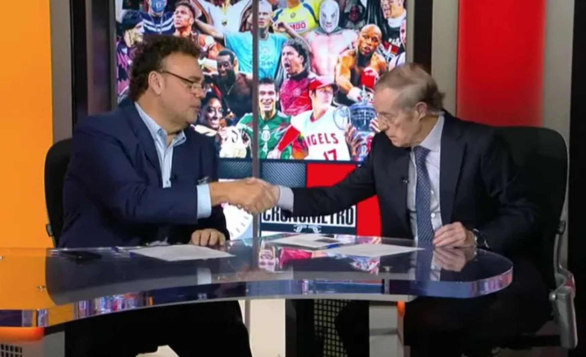 Captura de pantalla de programa de ESPN, donde estaban Joserra y Faitelson (Fuente: ESPN)