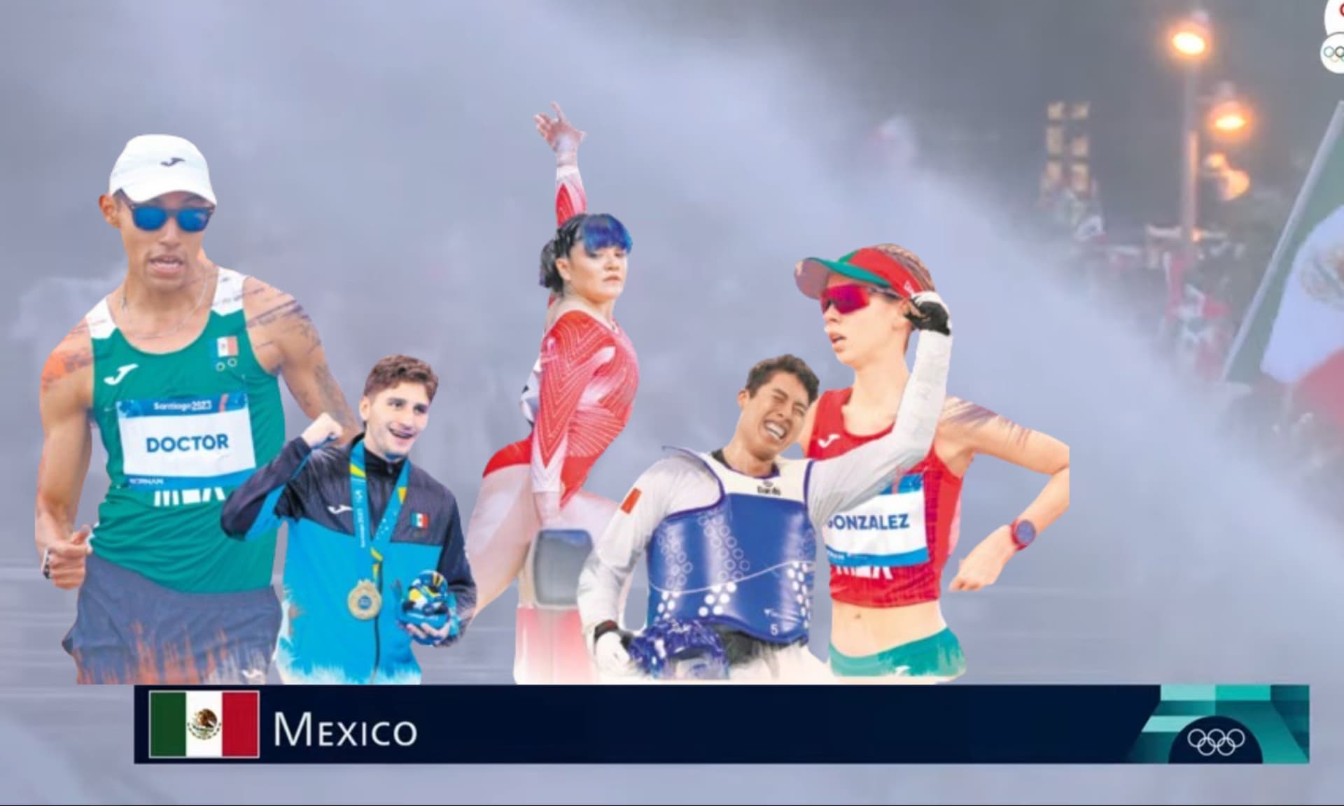 Captura de pantalla del paso de la selección de México en los Juegos Olímpicos (Fuente: Marca Claro y Esto)