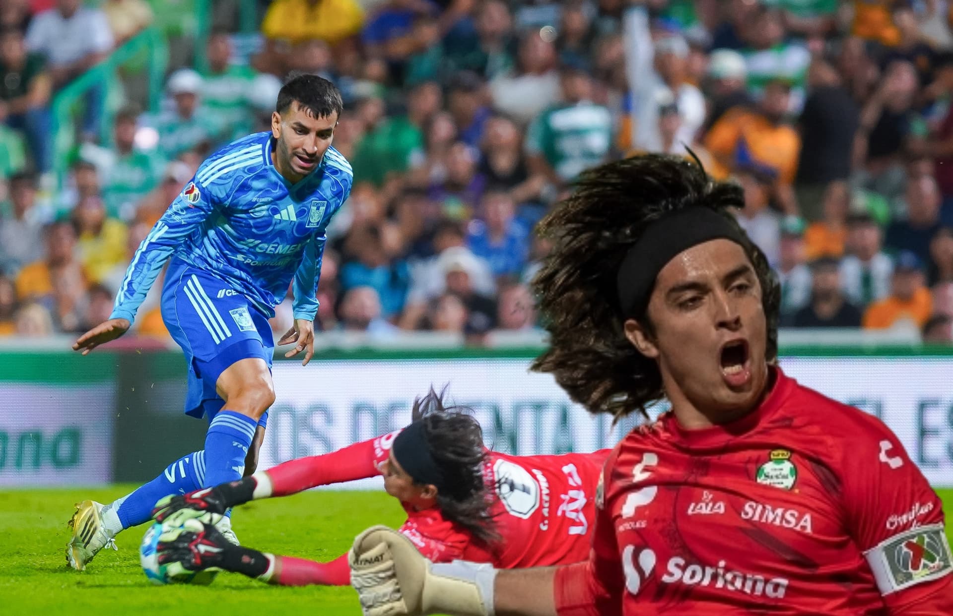 Carlos Acevedo y Ángel Correa/ Foto Liga MX.