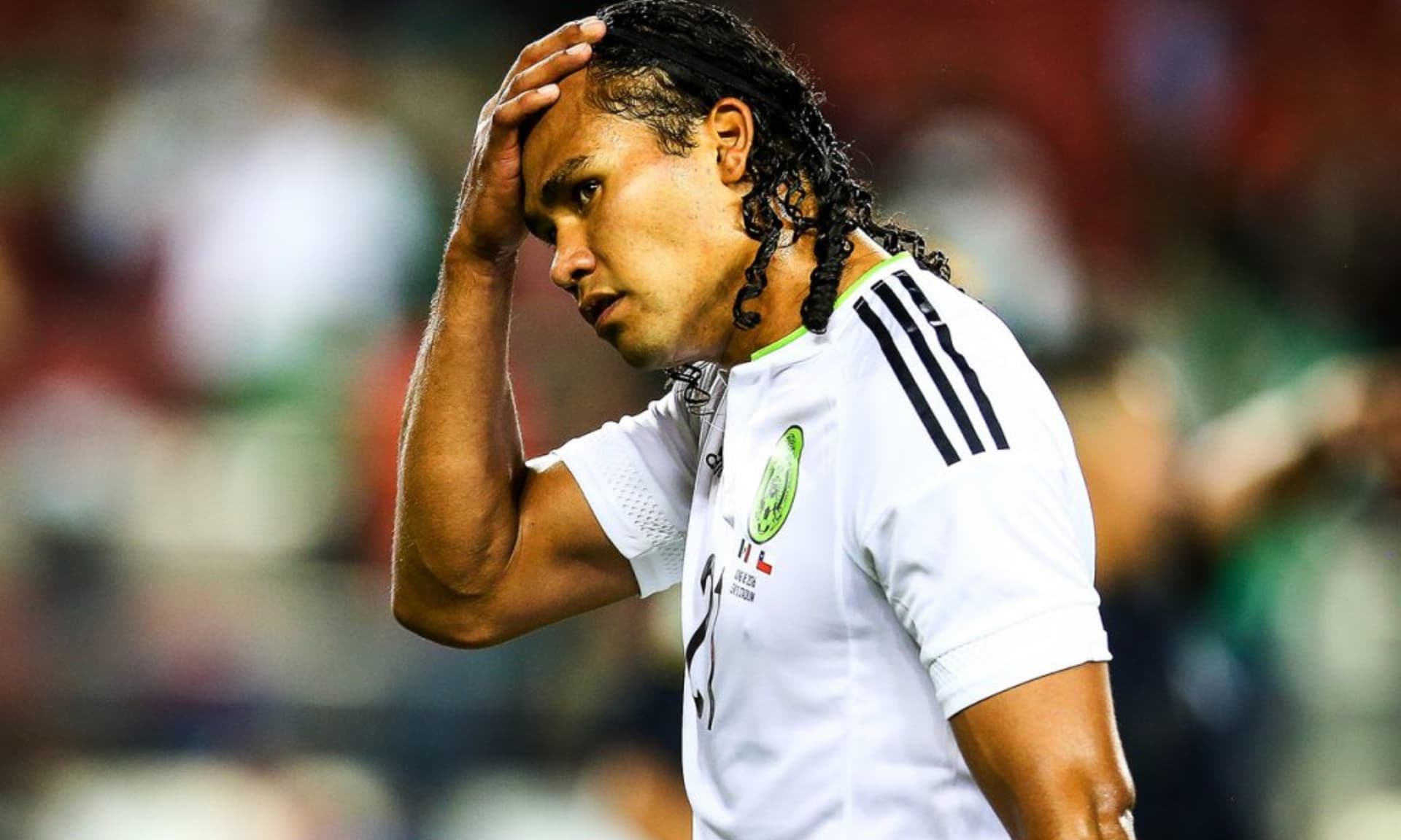 Carlos Peña jugando con la selección nacional de México (Fuente: Imago )