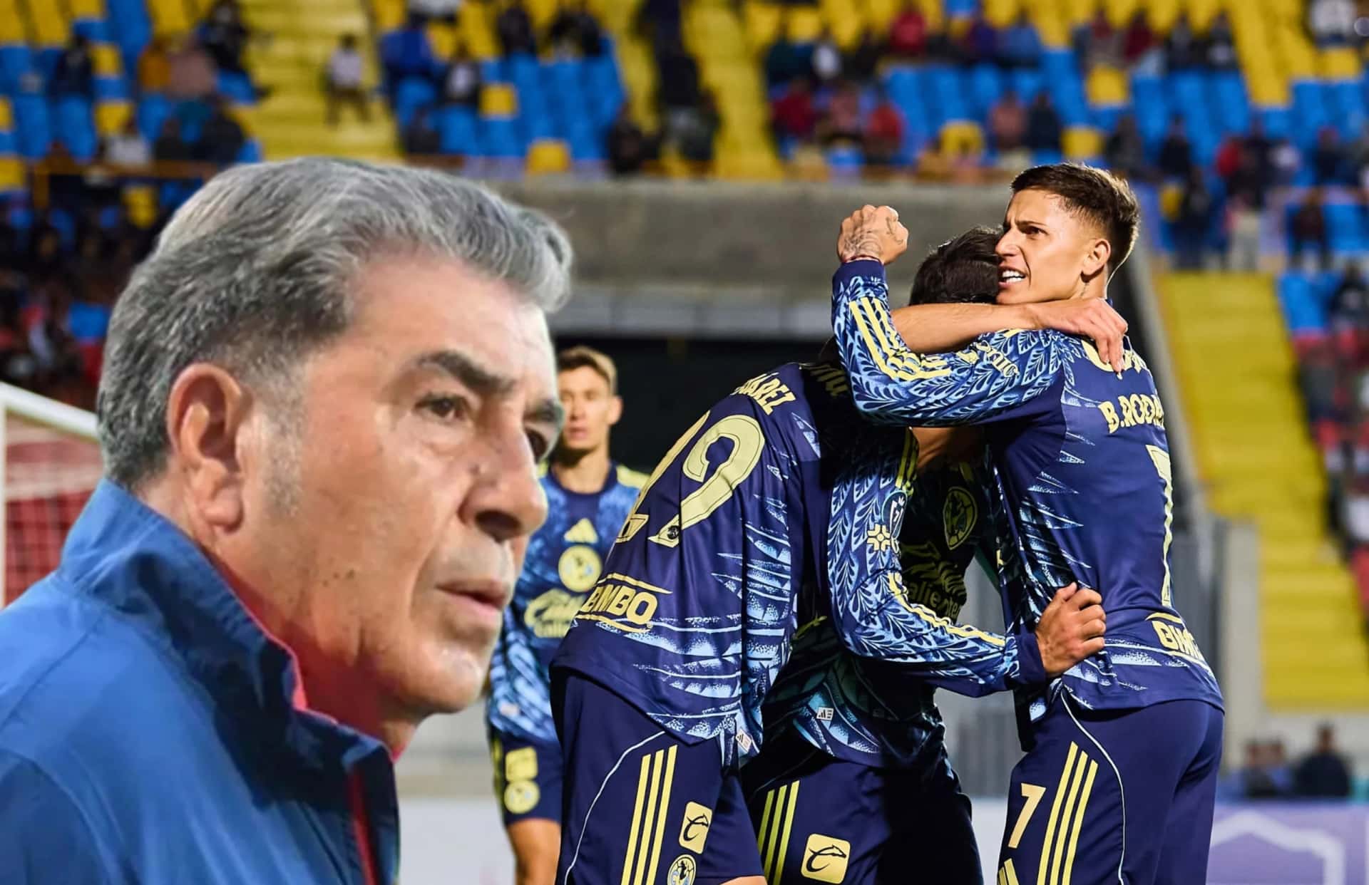 Carlos Reinoso no quedó contento con el nivel de dos futbolistas del América en el primer duelo.