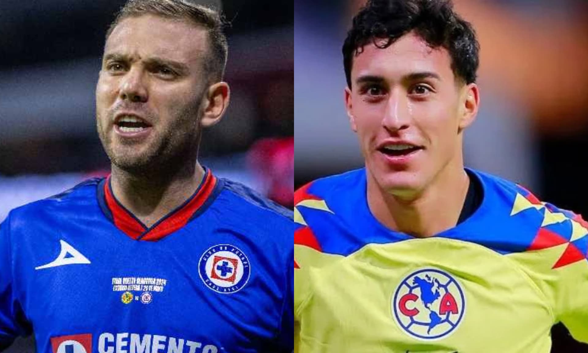 Carlos Rotondi y Alejandro Zendejas, jugando en el estadio Azteca (Fuente: Imago)