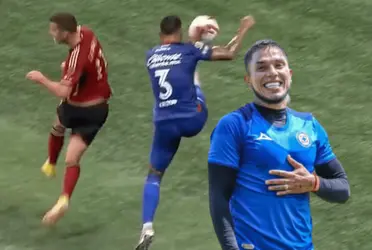 Carlos Salcedo casi perjudica Cruz Azul tras meter la mano y lo que dice FIFA sobre la jugada