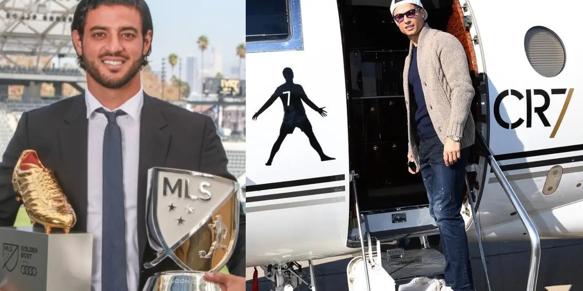 Carlos Vela es uno de los mejores pagados de la MLS pero lo que tendría que trabajar para tener un avión privado como el de Cristiano Ronaldo.