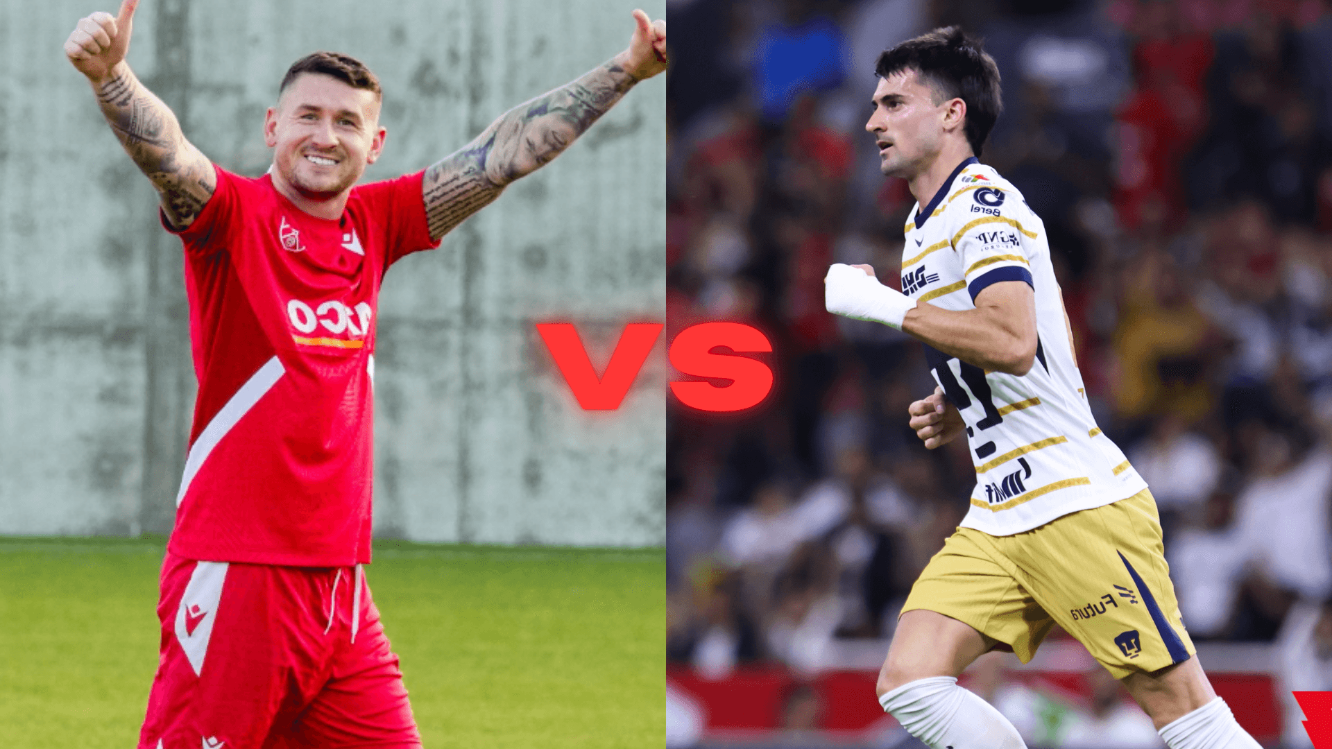 Cavalry FC y Pumas UNAM | Fotos: @CPLCavalryFC y Mex Sport