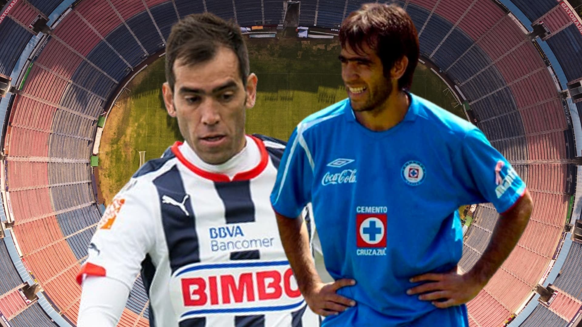 César Delgado con Rayados y Cruz Azul / Imagen: Luis Estrello