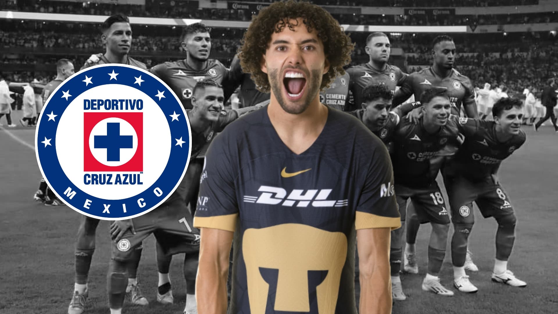 César Huerta y Cruz Azul / Foto: CF Cruz Azul