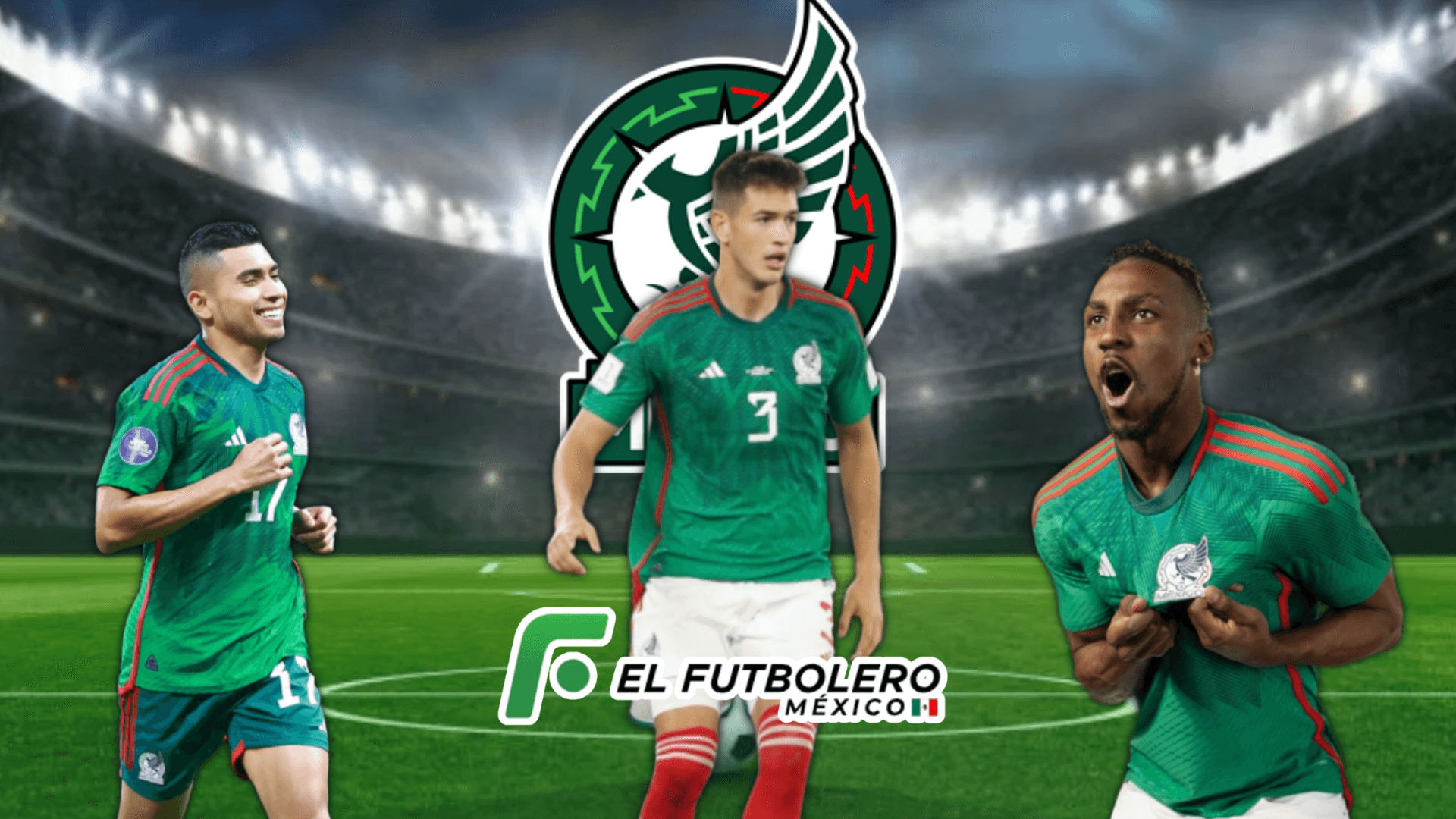 César Montes, Santiago Giménez y Julián Quiñones. | Foto: X, Transfermarkt, Telemax,