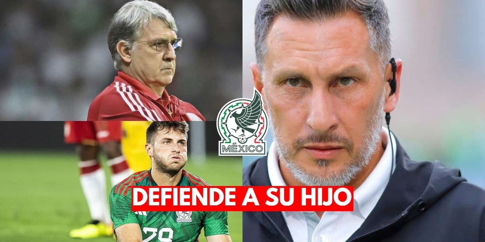 Chacho Giménez defiende a su hijo tras las decisiones de Gerardo Martino de dejarlo fuera del mundial con el Tri.