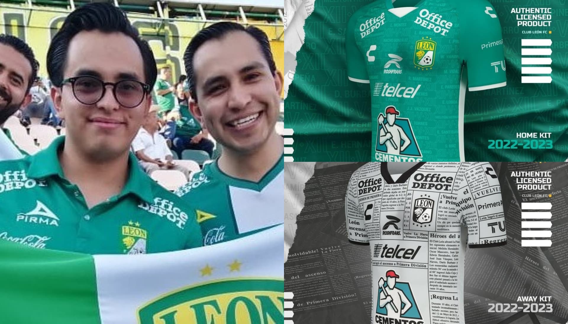 Charly fue quien diseñó los nuevos uniformes a de la "fiera"