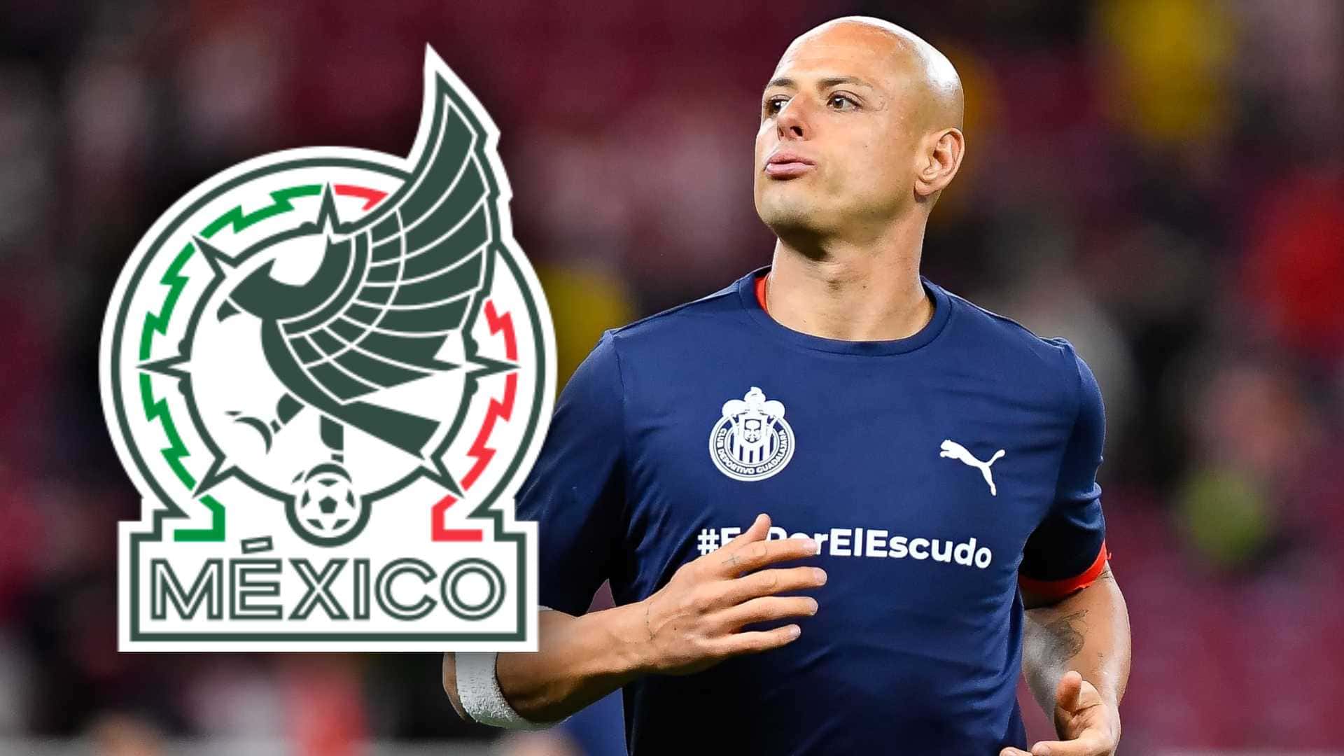 Chicharito Hernández en entrenamiento de Chivas en el Akron