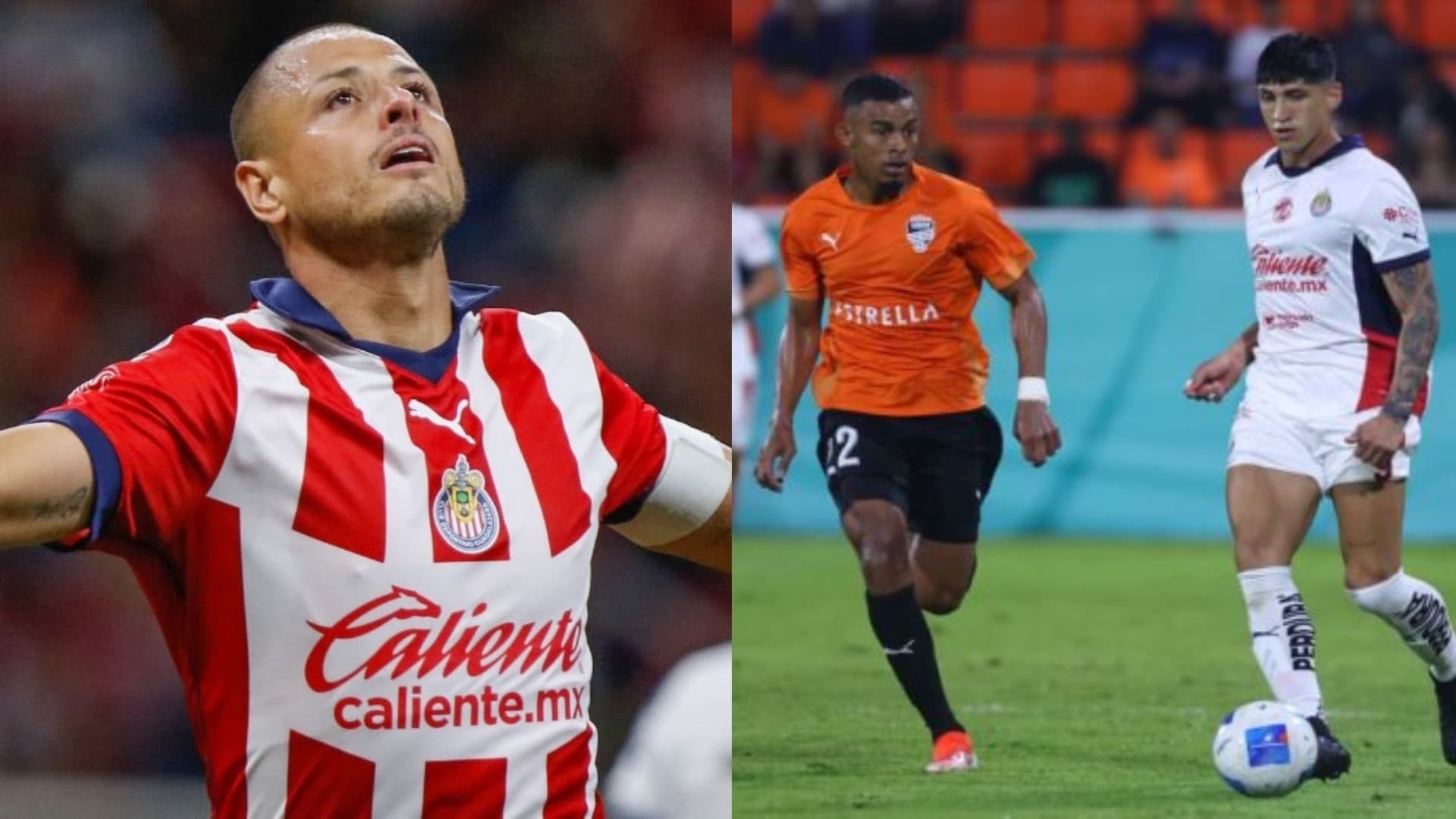 Chicharito y Pulido tuvieron un gesto que demuestra están en la misma sintonía | Foto: Especial