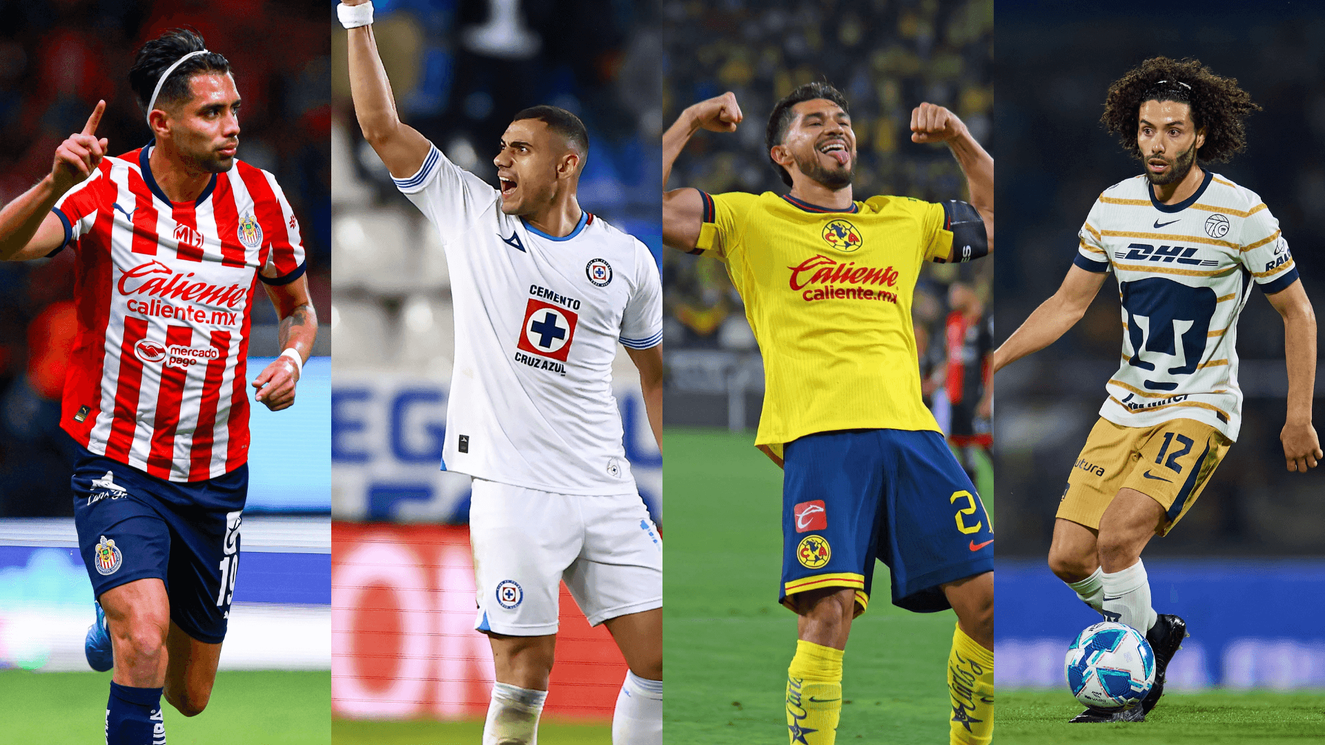 Chivas, Cruz Azul, América y Pumas jugarán hoy. | Foto: Mex Sport