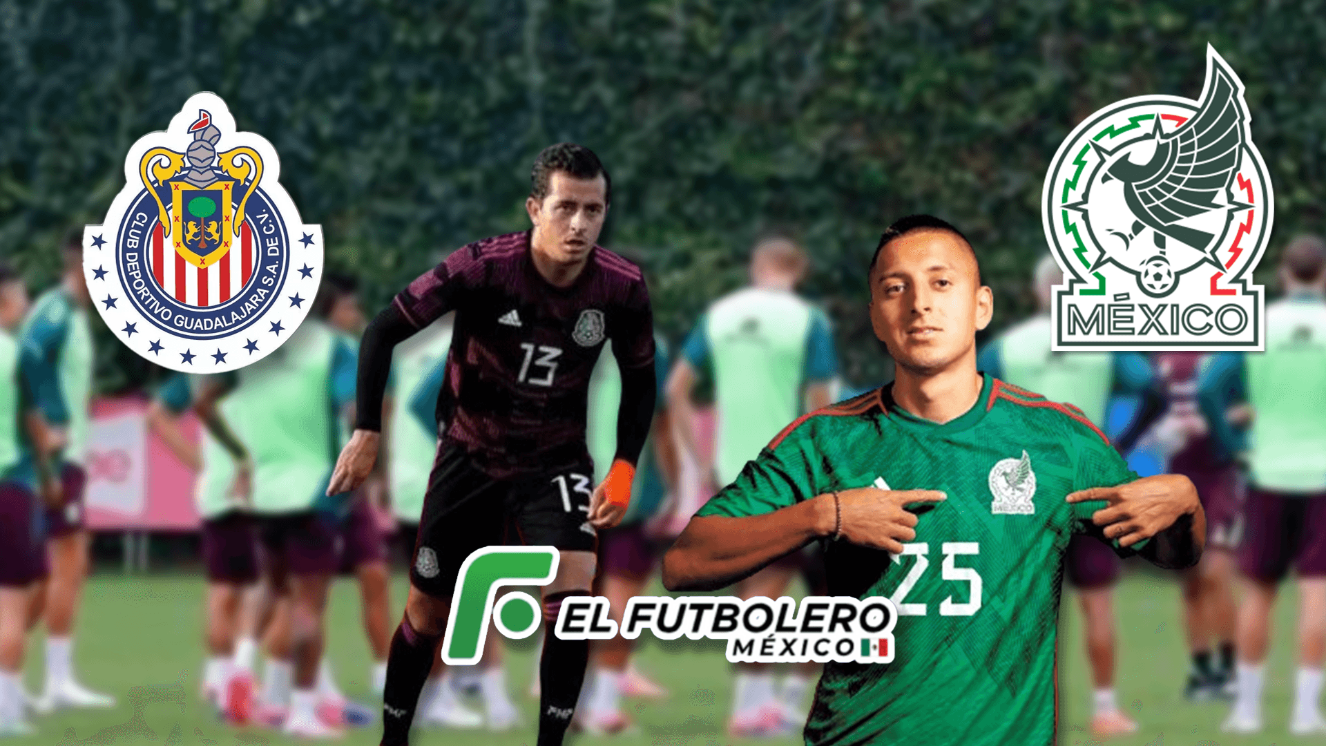Chivas es el equipo que más jugadores aporta a México actualmente (Foto: Récord y Diario de Morelos)