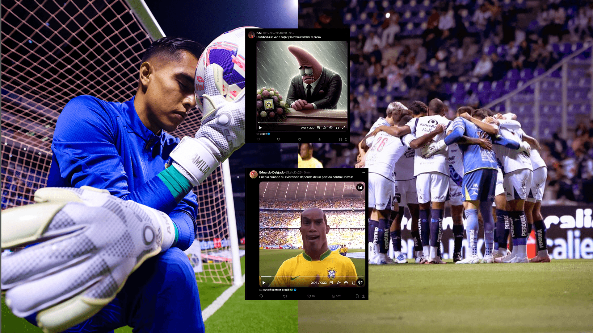 Chivas y Puebla ganaron en los memes / Foto: @chivas y @clubpuebla