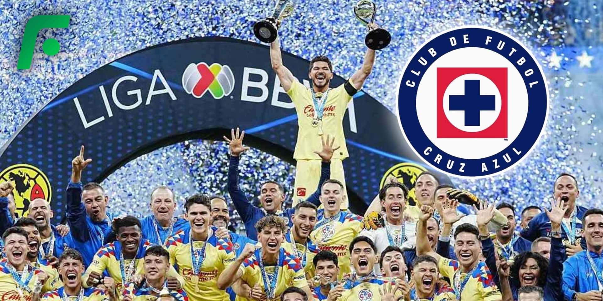 Club América levantando la copa (Fuente: MEXSPORT)