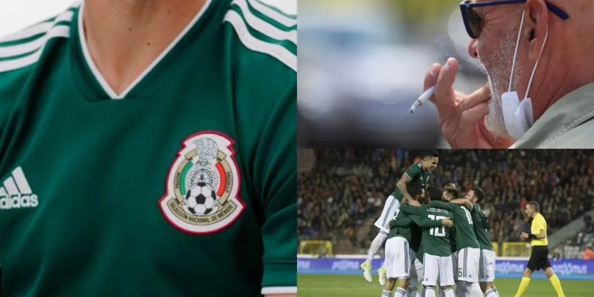Como en el fútbol del llano. El jugador mexicano que se fumó un cigarrillo para pasar los nervios, pero era en un Mundial.