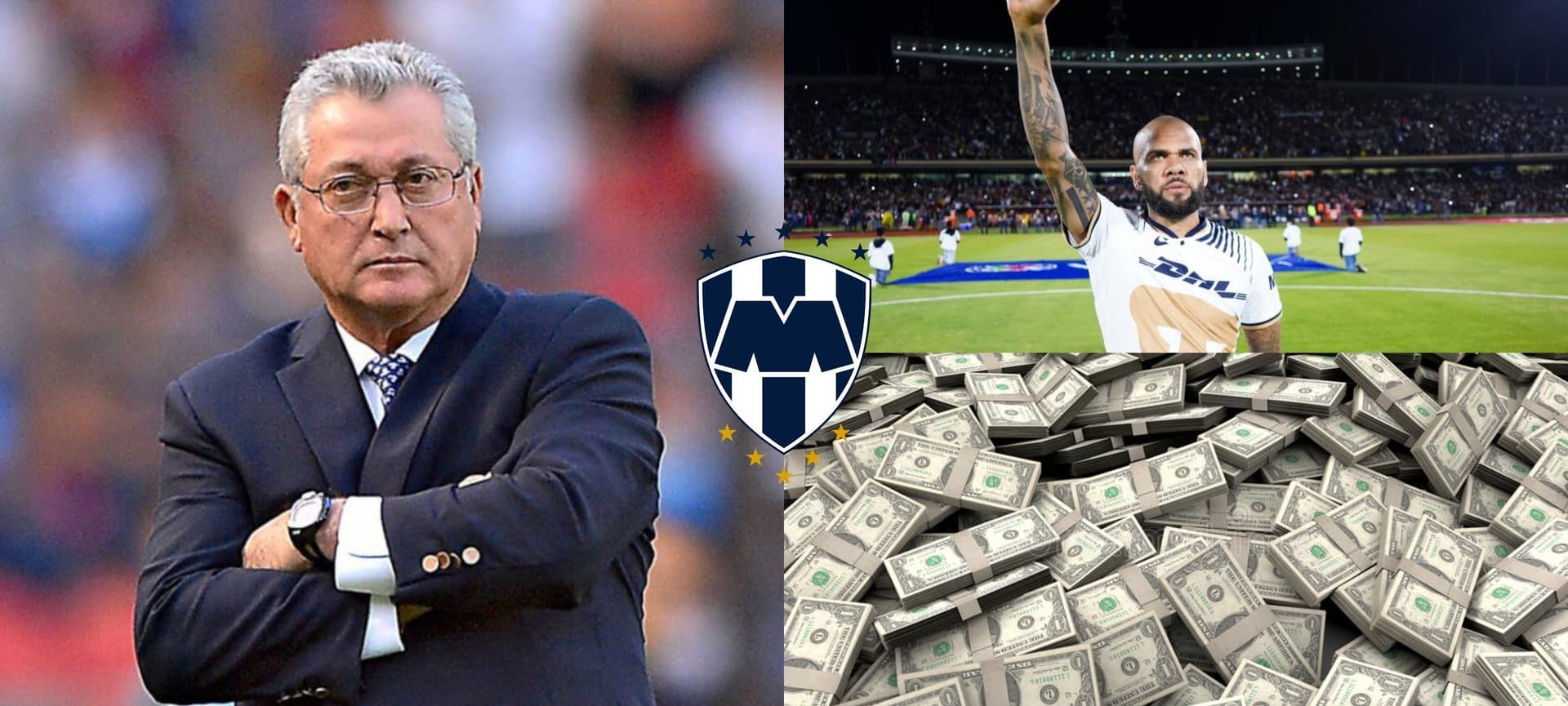 Con el llamado de Brasil hacia el lateral de los Pumas, esto pondrían los Rayados