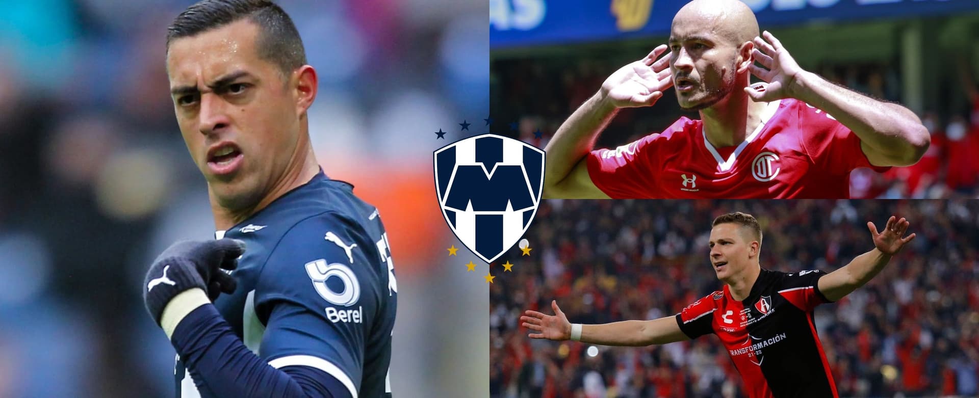 Con la posible salida del Mellizo del conjunto de los Rayados, estos delanteros lo suplirían
