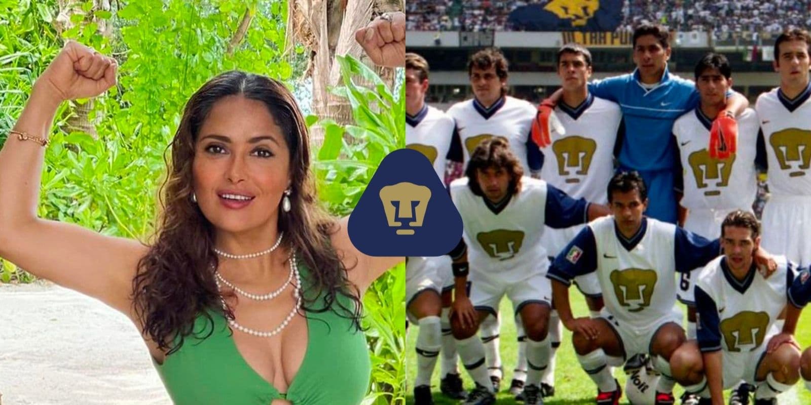 Conoce el jugador de Pumas que impresionó a Salma Hayek con su presencia