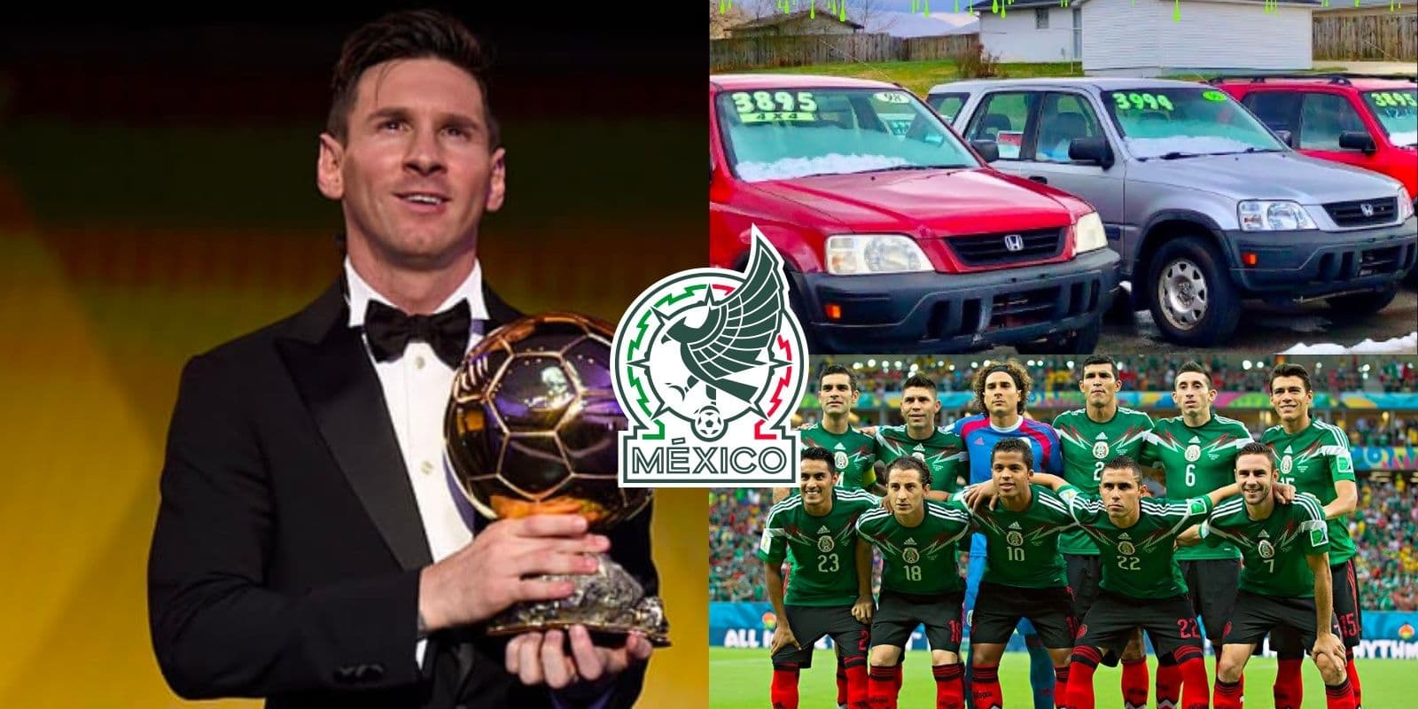 Conoce el jugador del Tri que peleó con Messi por el Balón de Oro y ahora vende autos.