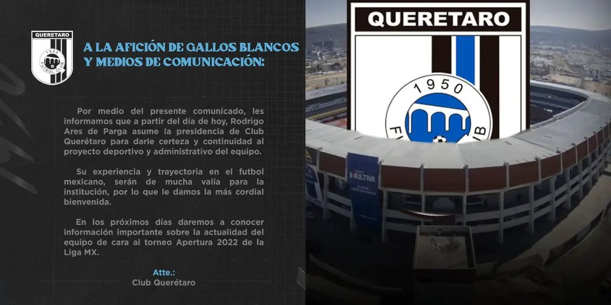 Conoce el nuevo comunicado de Gallos Blancos que esclarece más su futuro dentro de la Liga MX.