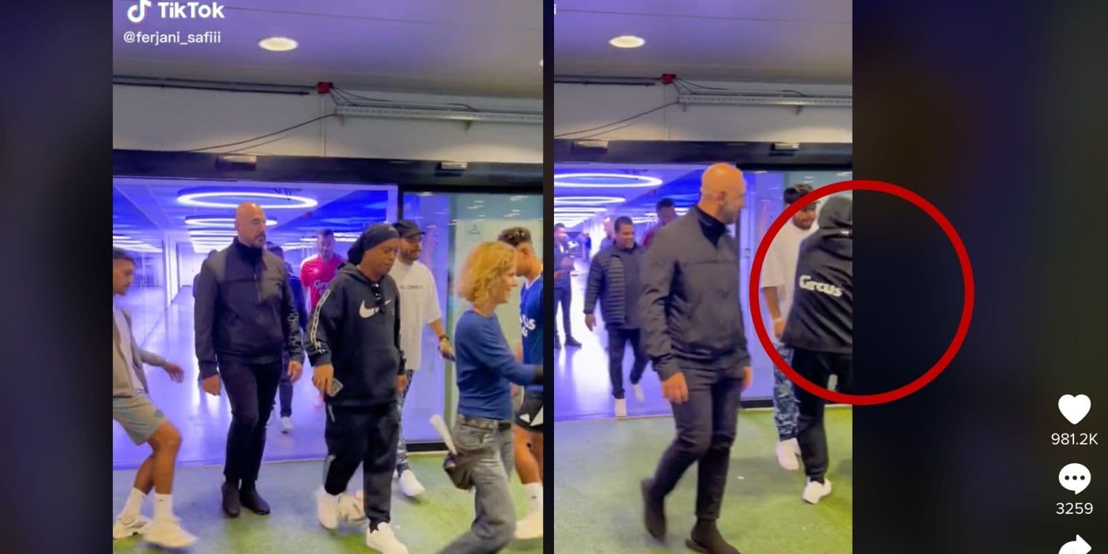 Conoce el video de Ronaldinho donde le soltó una patada a un fan, conoce la razón.