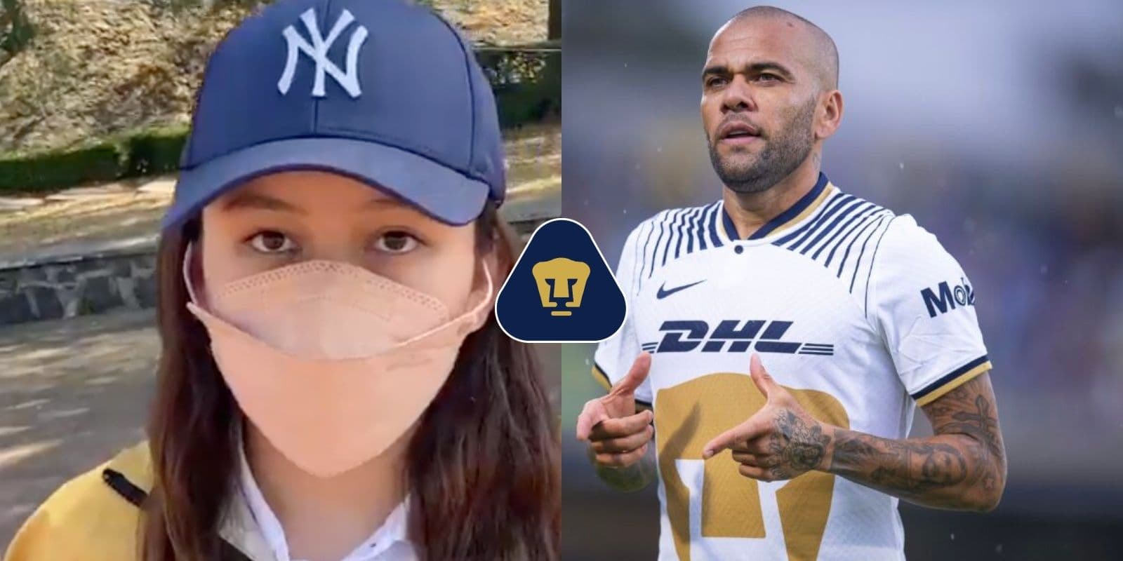 Conoce la inesperada reacción de aficionada de Pumas tras la salida de Dani Alves