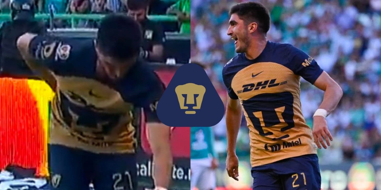 Conoce la razón del festejo de Gustavo Del Prete en el Pumas contra León.