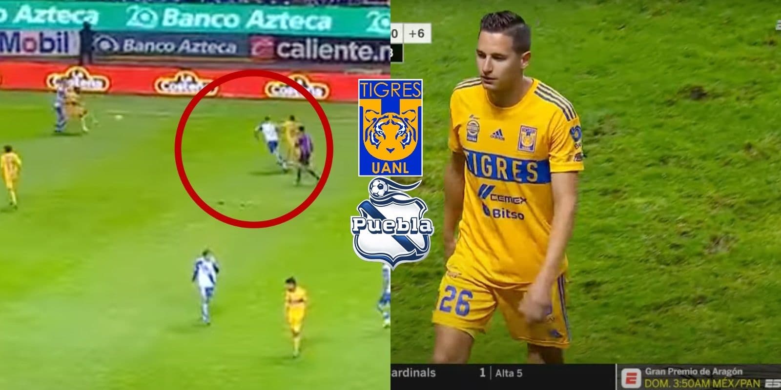 Conoce la razón por la que expulsaron a Thauvin en el Puebla vs Tigres.