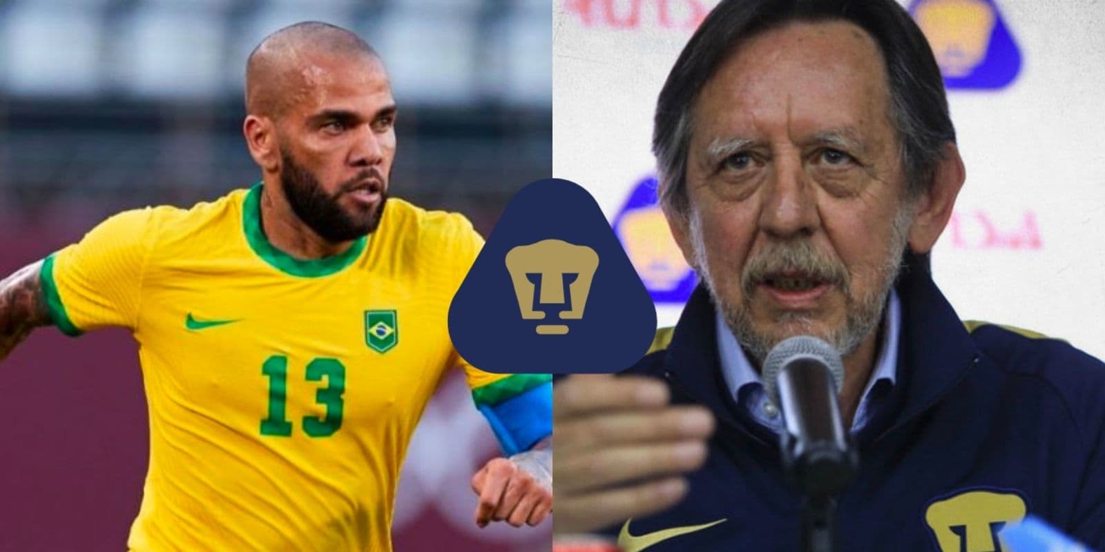 Conoce la reacción de Dani Alves al enterarse que Pumas lleva 11 años sin ganar un título de liga.