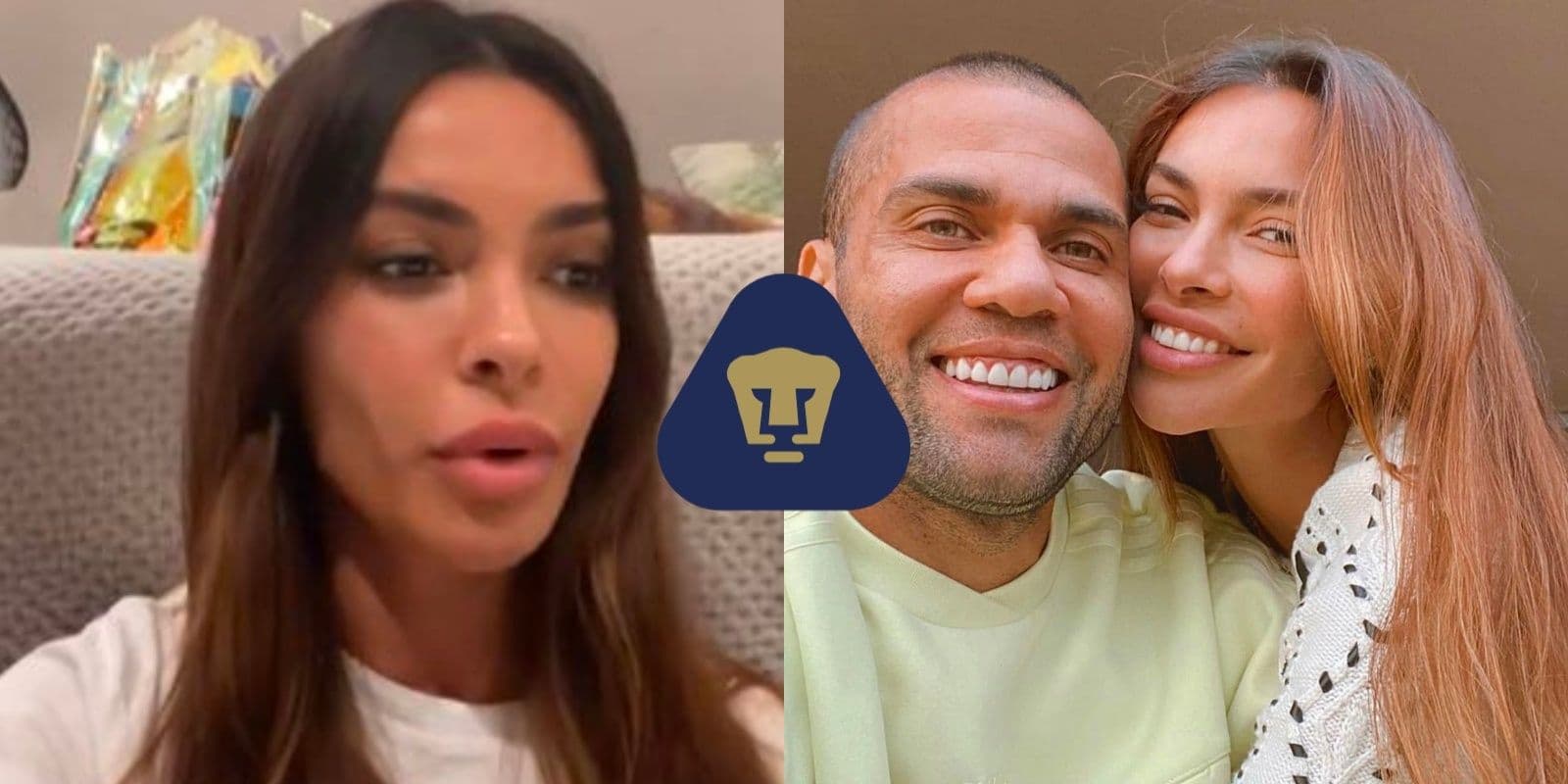 Conoce la reacción de Joana Sanz, esposa de Dani Alves al ver que ficharía con los Pumas.